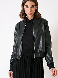 Jaqueta Couro  P.U. Feminina 0109 Preto