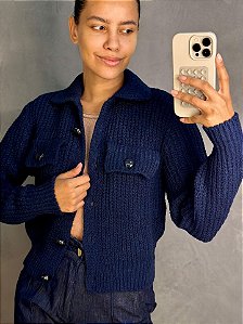 Via Tricot Tricot Fem. M/L, M/C. Alca 1384 Indigo
