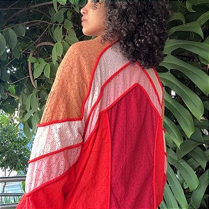 Farm Casaco Fem 323448 Vermelho