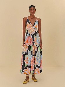 Farm Vestido Midi 337855 Estampado