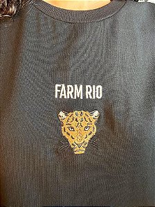 Farm Vestido Curto 343476 Preto