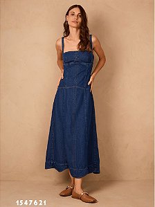 Dress To Vestido Midi 01332215 Azul Indigo