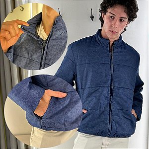 Convicto Jaqueta Masc Jeans E Color 475757 Azul Jeans