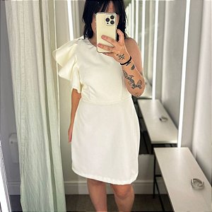 Sly Vestido Curto 523032 Off White