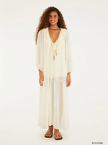 Farm Vestido Midi 349960 Manteiga