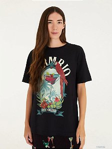 Farm Tshirt Fem  348413 Preto