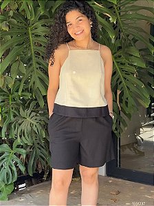 Dress To Regata Tecido  02083209 Off White