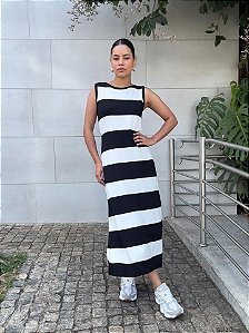 Gatos E Atos Vestido Midi G3187 Preto