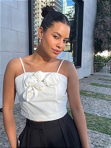 Gatos E Atos Cropped Fem  G3242 Off White