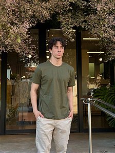 C.Basic Tshirt Masc. M/C T1400 Verde Escuro