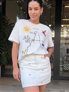 Farm Tshirt Fem  339948 Off White