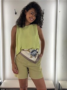 Gatos E Atos Regata Tecido  G3221 Off White