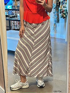 Farm Saia Midi 345989 Off White