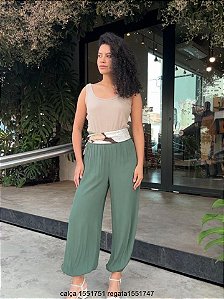 Cor Doce Calca Fem. Aladim 697 Verde Folha