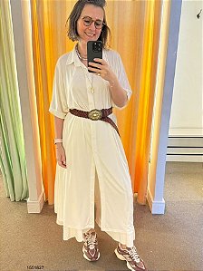 Santa Costura Vestido Midi 060Ves Off White