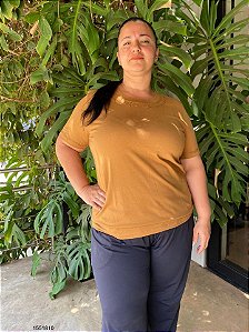 La Qualite-Prima Donna Blusa Fem Malha M/C  6101 Cappuccino