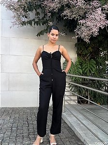 Dress To Macacao Comprido Fem. 07230978 Preto