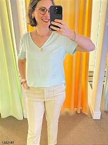 Citta Blusa Fem Tecido M/C  10984 Amarelo