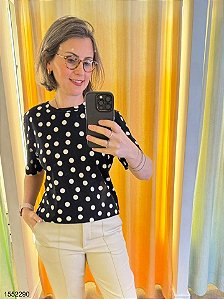 Nice Club Blusa Fem Malha M/C  932 Preto