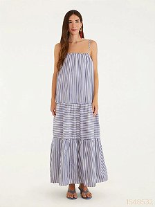 Farm Vestido Midi 346483 Azul