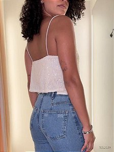 Manaca Cropped Fem  Bl437 Creme