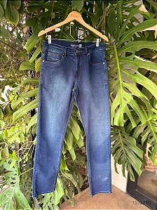 Peoples Calca Masc Jeans Skinny(Slim) 105792 Used Escuro