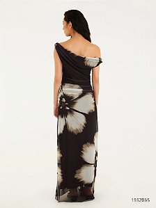 Farm Vestido Midi 347708 Preto