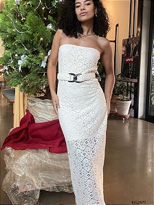 Hirus Vestido Midi 258323 Bege Claro