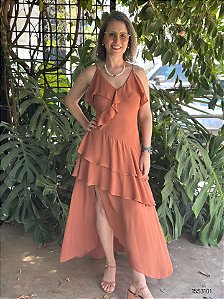 Dress To Vestido Midi 01332386 Castanha