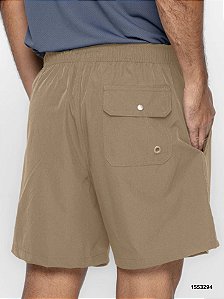 King &Joe Shorts Elastico Masc. Praia (Tactel) Sh01009 Kaki