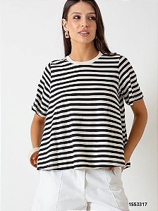 Nice Club Blusa Fem Malha M/C  250723 Off White