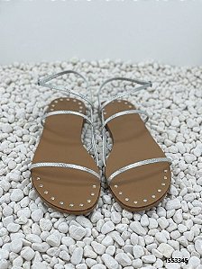 C.Shoes Sandalia 11689 Prata