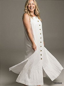 Pinoducci Vestido Midi 67130 Branco