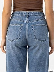 Trama Calca Fem Jeans Reta  24011 Used Escuro