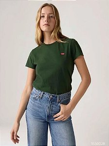 Levis Blusa Fem Malha M/C  Lb0020233 Verde Escuro