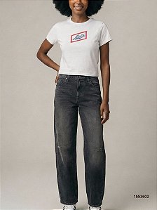 Levis Baggy Dad Barrel Feminina 0039A0000 Jeans Black