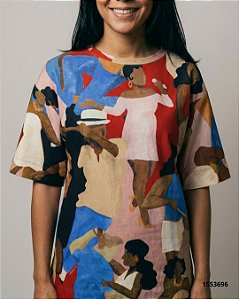 Farm Tshirt Fem  358152 Colorida