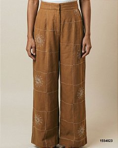 Dress To Calca Fem Social(Alfaiataria)  03130891 Ocre