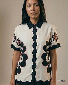 Farm Camisa Fem M/C  357769 Off White