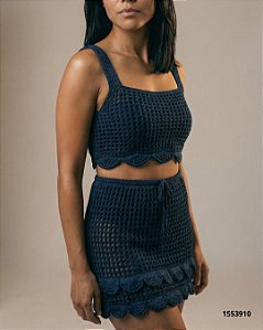 Ad Malha Tricot Conjunto  Ii131 Marinho