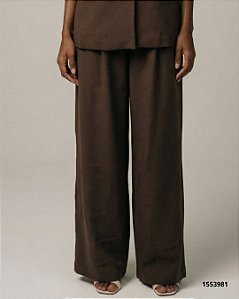 Infinite Calca Fem Barrel(Jeans,Color,Alfaiataria) 26777 Cafe