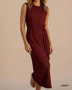 Hirus Vestido Midi 268003M Vinho