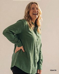 Citta Camisa Fem M/L 10534 Verde Escuro