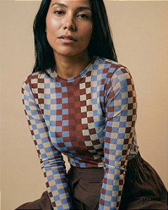 Dress To Blusa Fem Tecido M/L 02072716 Marrom