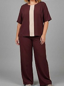 Vocco Plus Conjunto  69436 Marrom Vermelhado