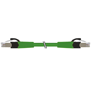 Patch Cord RJ45 Cat6A 8P Blindado Verde com 1 metro 7000-74711-4780100 Murrelektronik