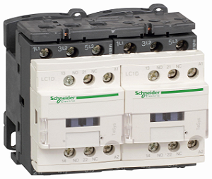 Chave Reversora Tripolar 9A 1NA+1NF 24vcc LC2D09BD Schneider
