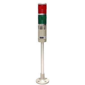 Torre de Sinalização Vermelho e Verde 24Vdc TPSS6-72RG Metaltex