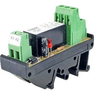 Q2R-24 Rele de interface 24Vca/Vcc 2 CO Reversíveis 5A Metaltex