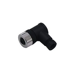 Conector M12 femea 90 graus 4 Pinos E11252